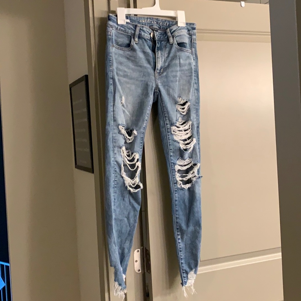 AE super stretch hi-rise jegging